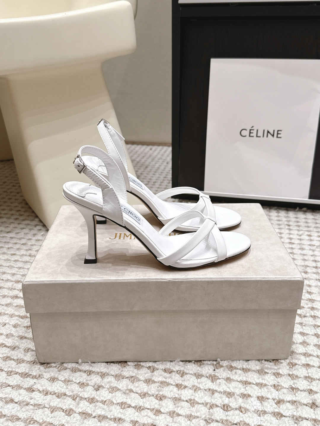 Jimmy Choo 2026 Elsy Sandals Suede Leather 930980