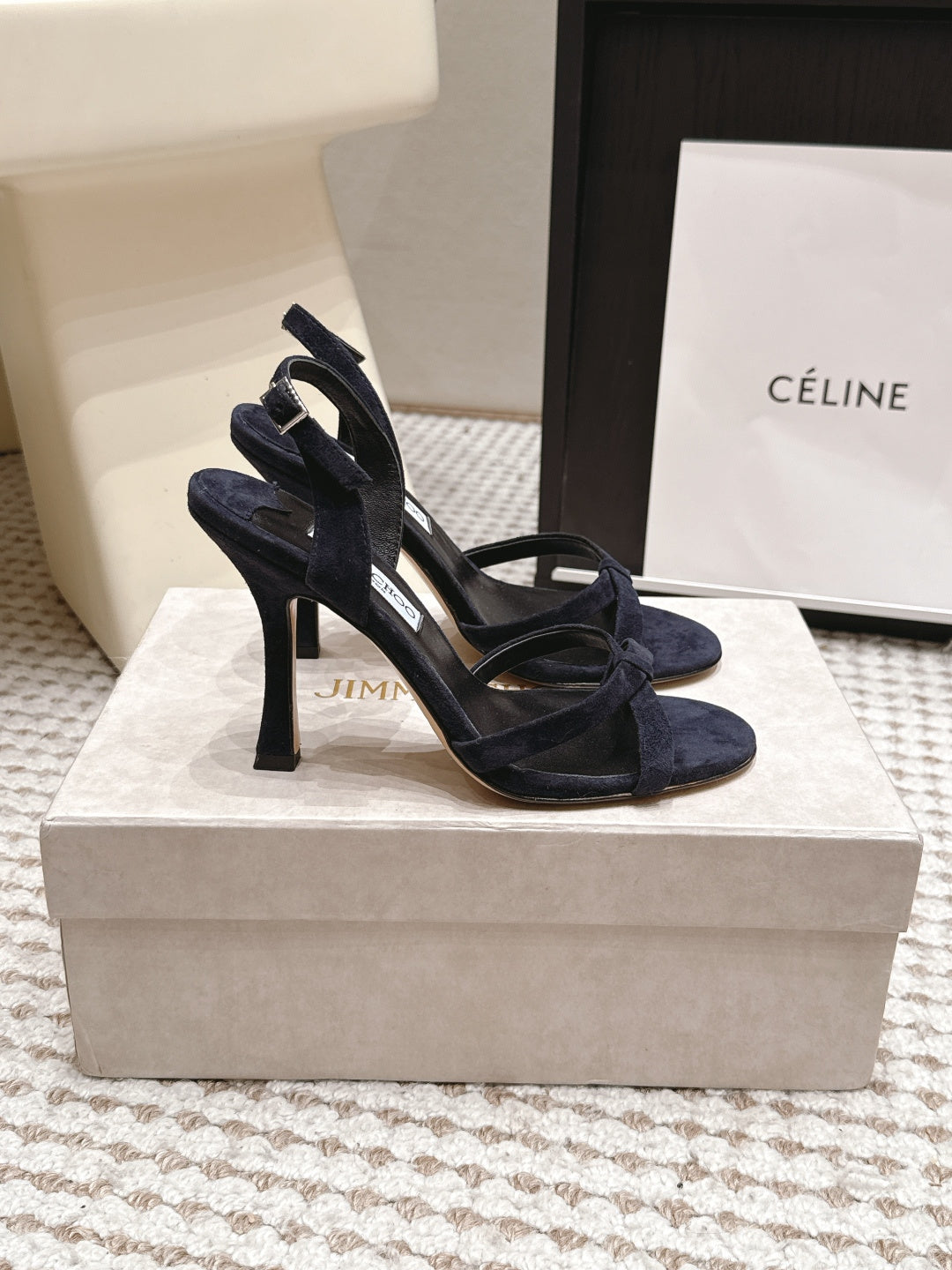 Jimmy Choo 2026 Elsy Sandals Suede Leather 930980