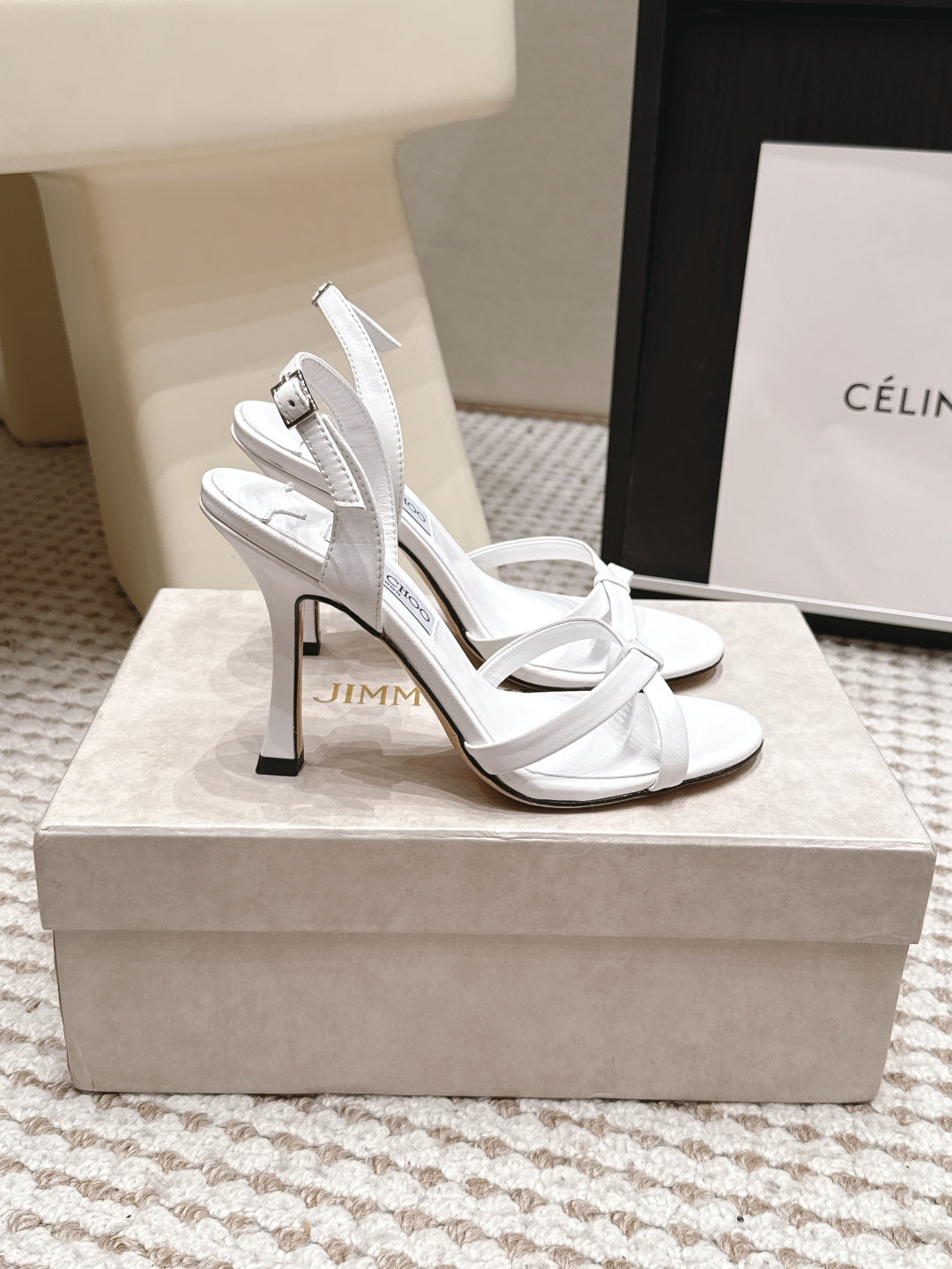 Jimmy Choo 2026 Elsy Sandals Suede Leather 930980
