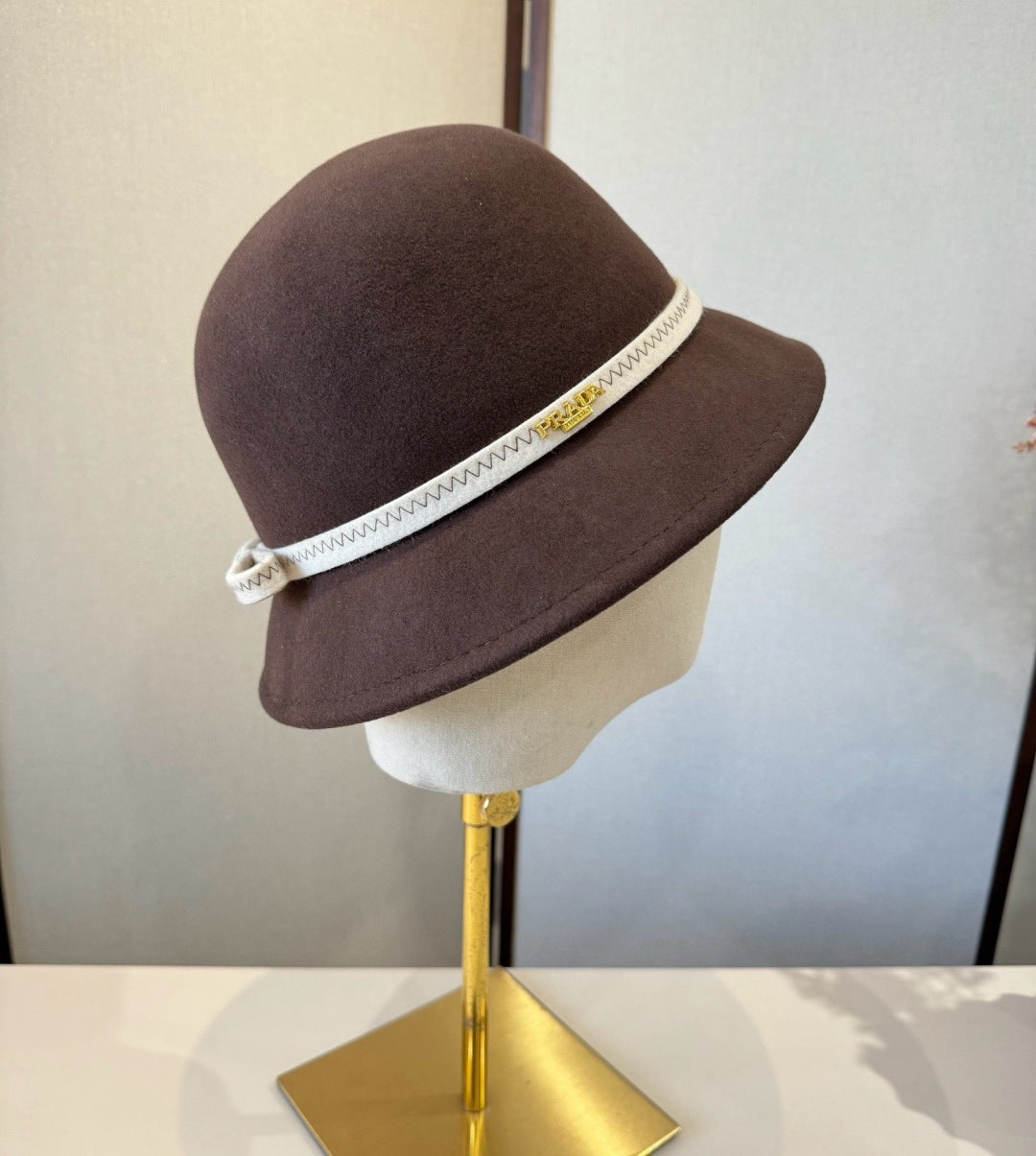 Prada Cashmere Bucket Hat 425560