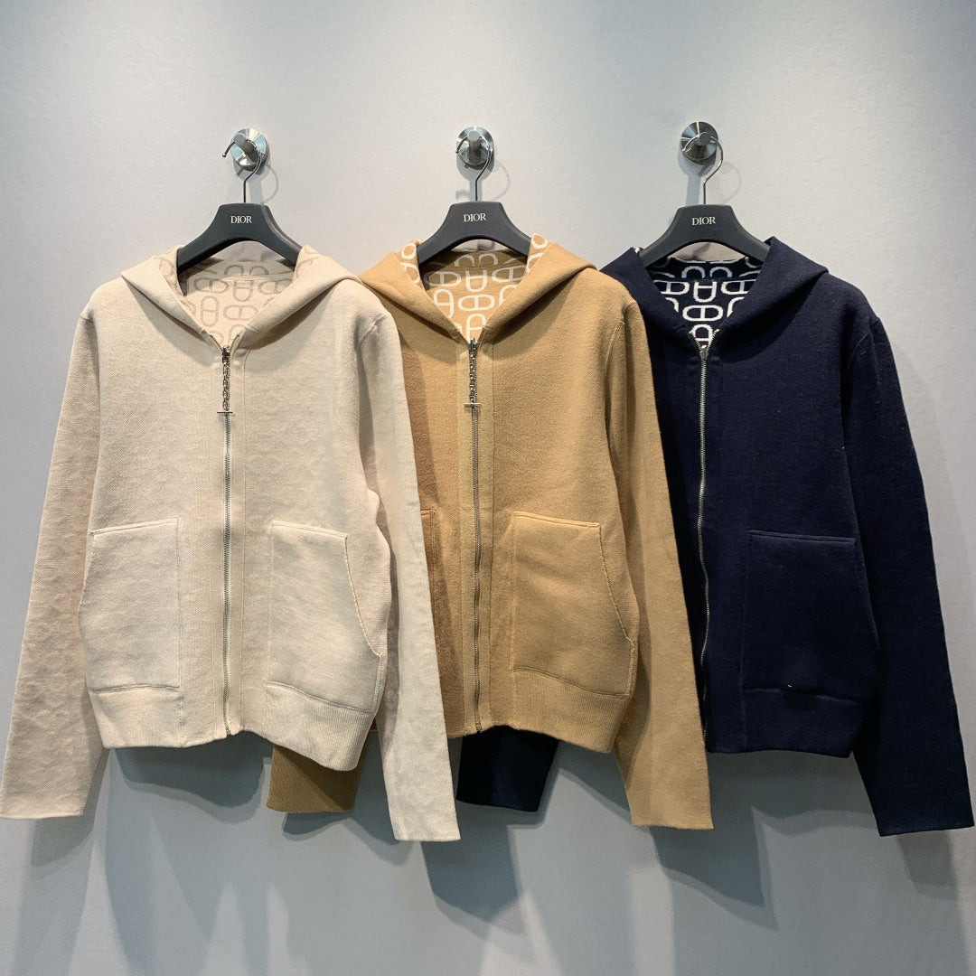Hermes 2026 Hooded Cardigan Wool 413938