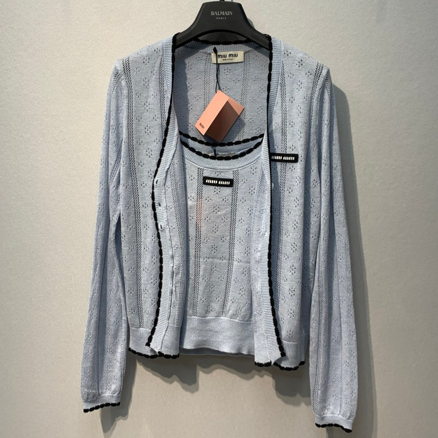 Miumiu 2026 Set Cardigan Knit 421145