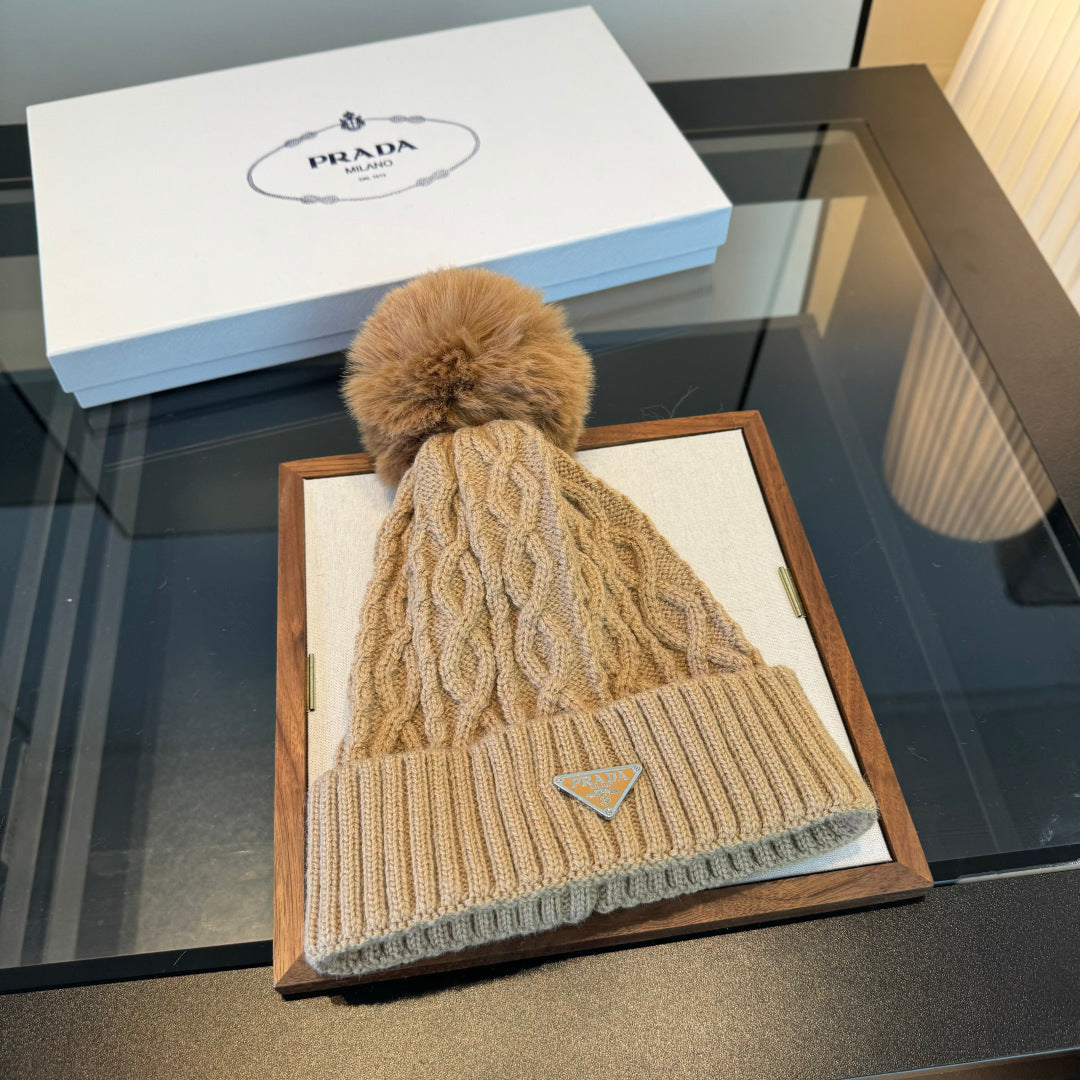 Prada Knitted Beanie 477680