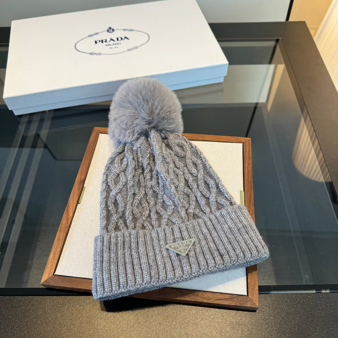 Prada Knitted Beanie 477680