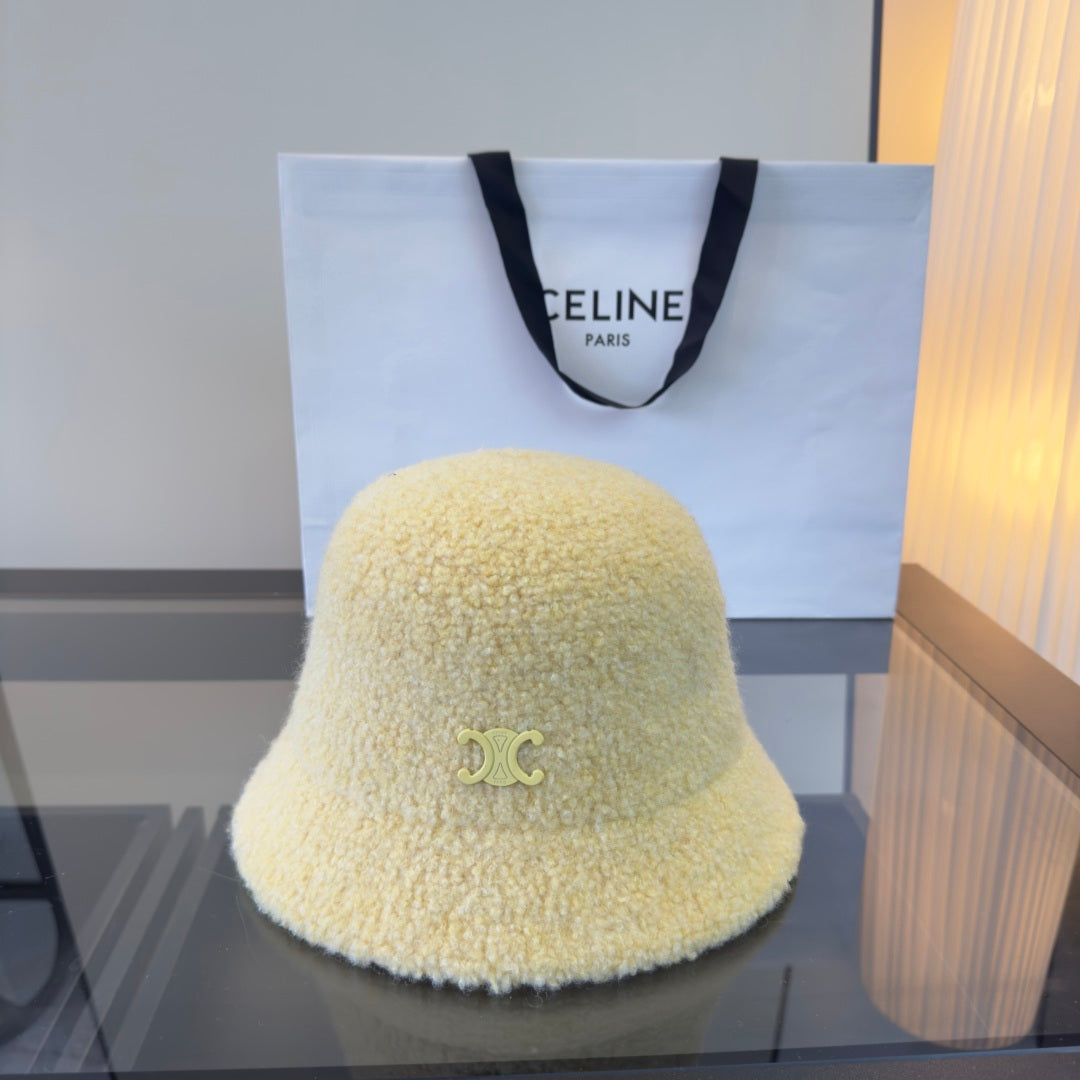 Celine Wool Bucket Hat 477544