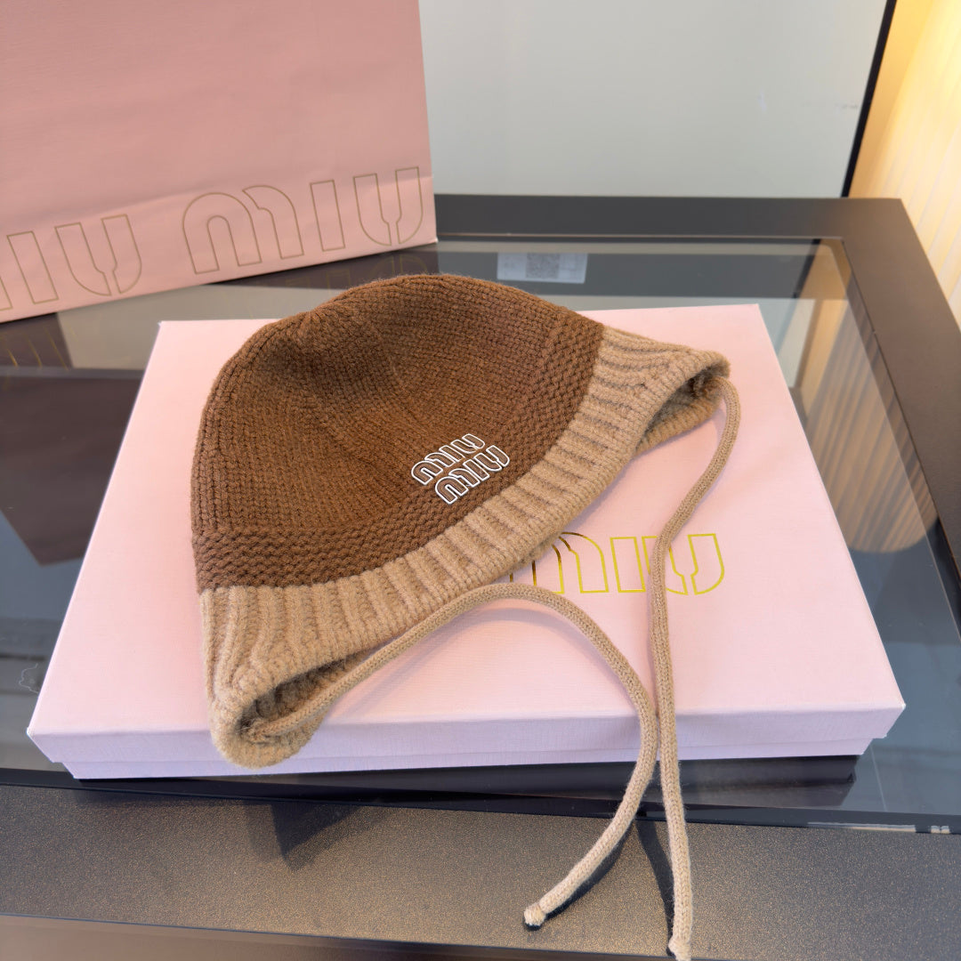 Miu Miu Knitted Earmuff Cap 477560