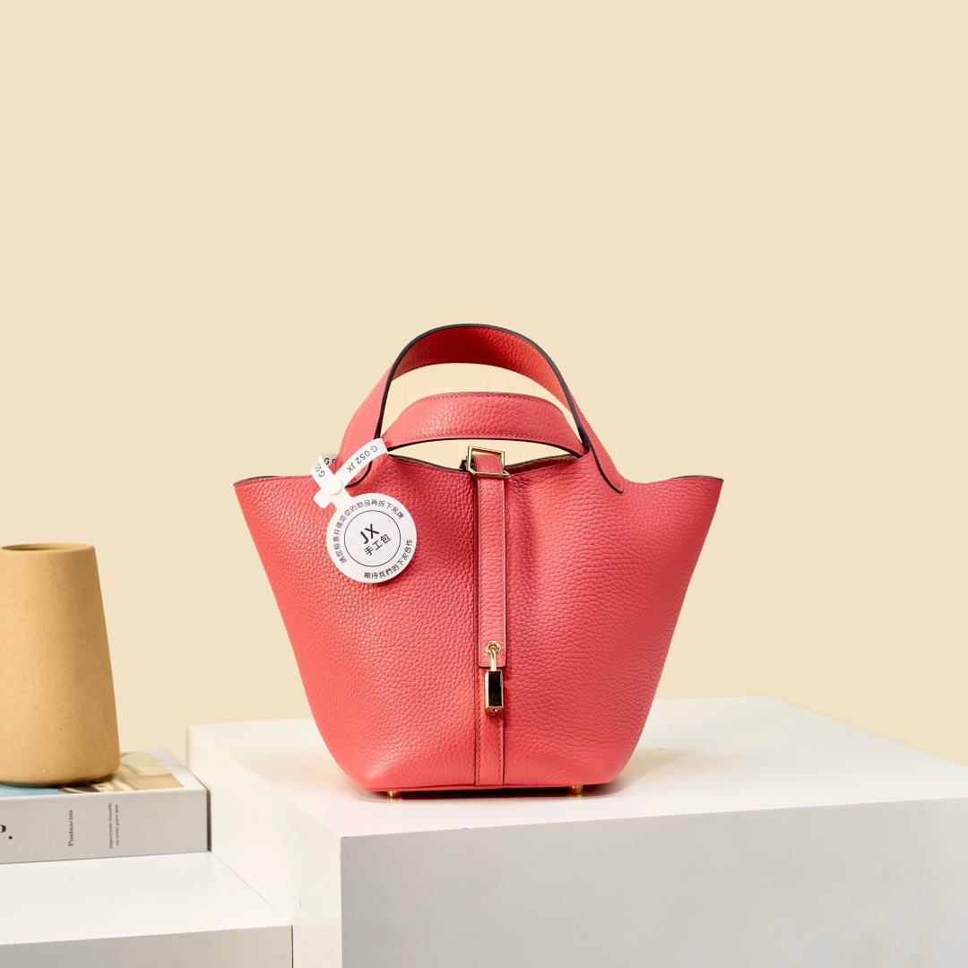 High-end Hermes 2026 Picotin Bag 18cm Taurillon Clemence Leather 2