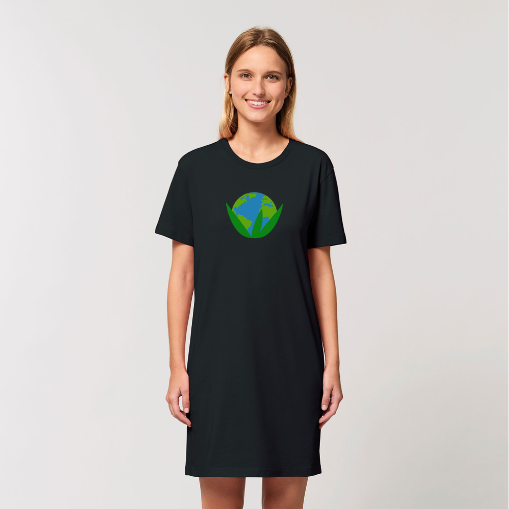 Say Yes to Life Earth Thanks! Organic T-Shirt Dress