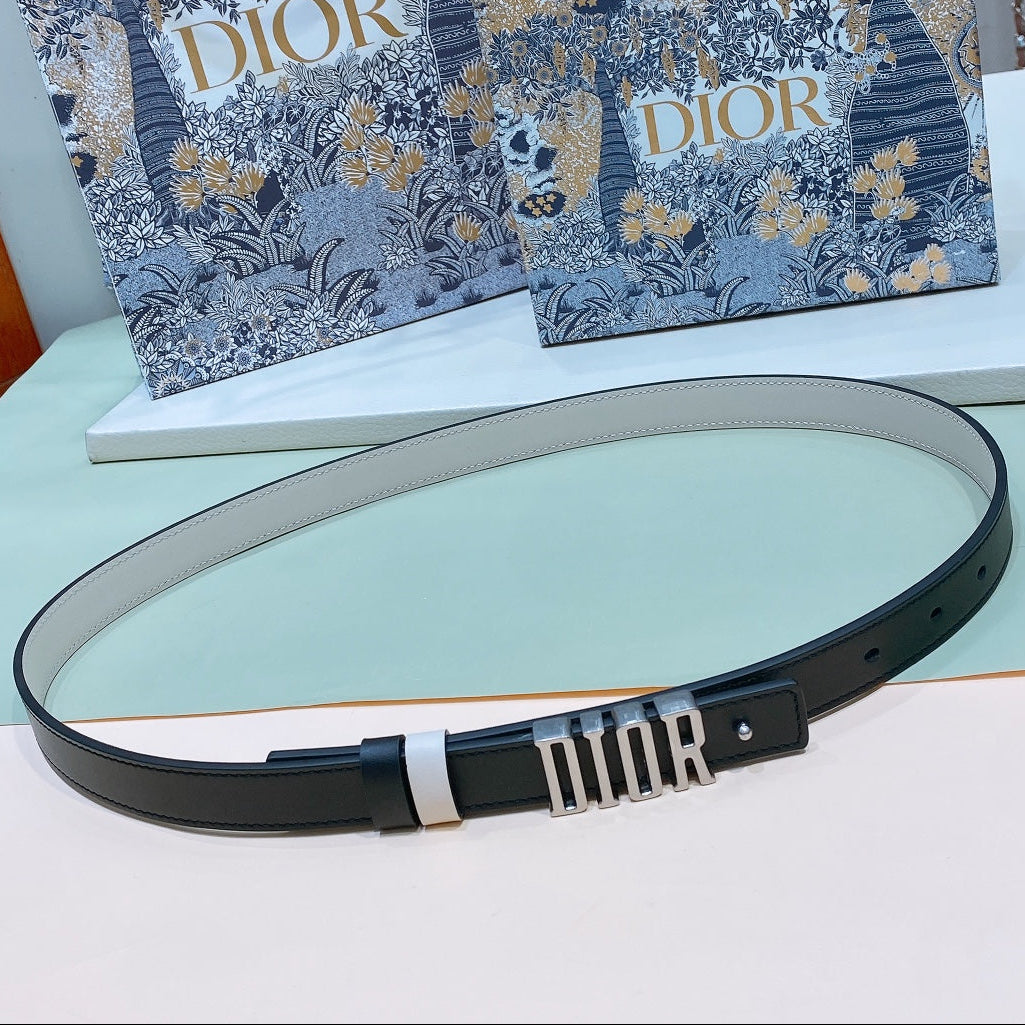 Dior 2026 D-Fence Reversible Belt 20mm Calfskin