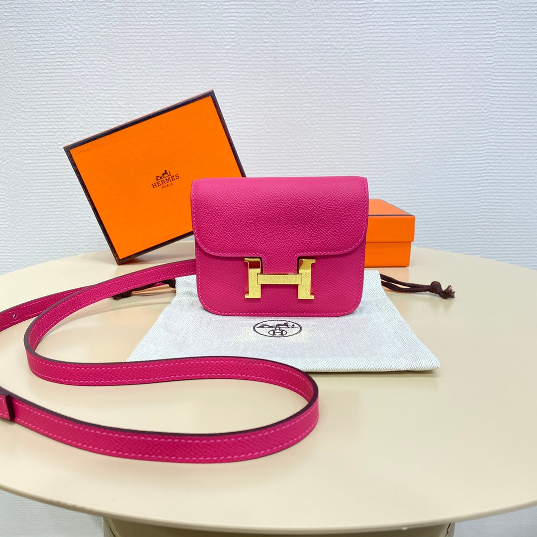 High-end Hermes 2026 Constance Bag 12.5cm Epsom Leather 1