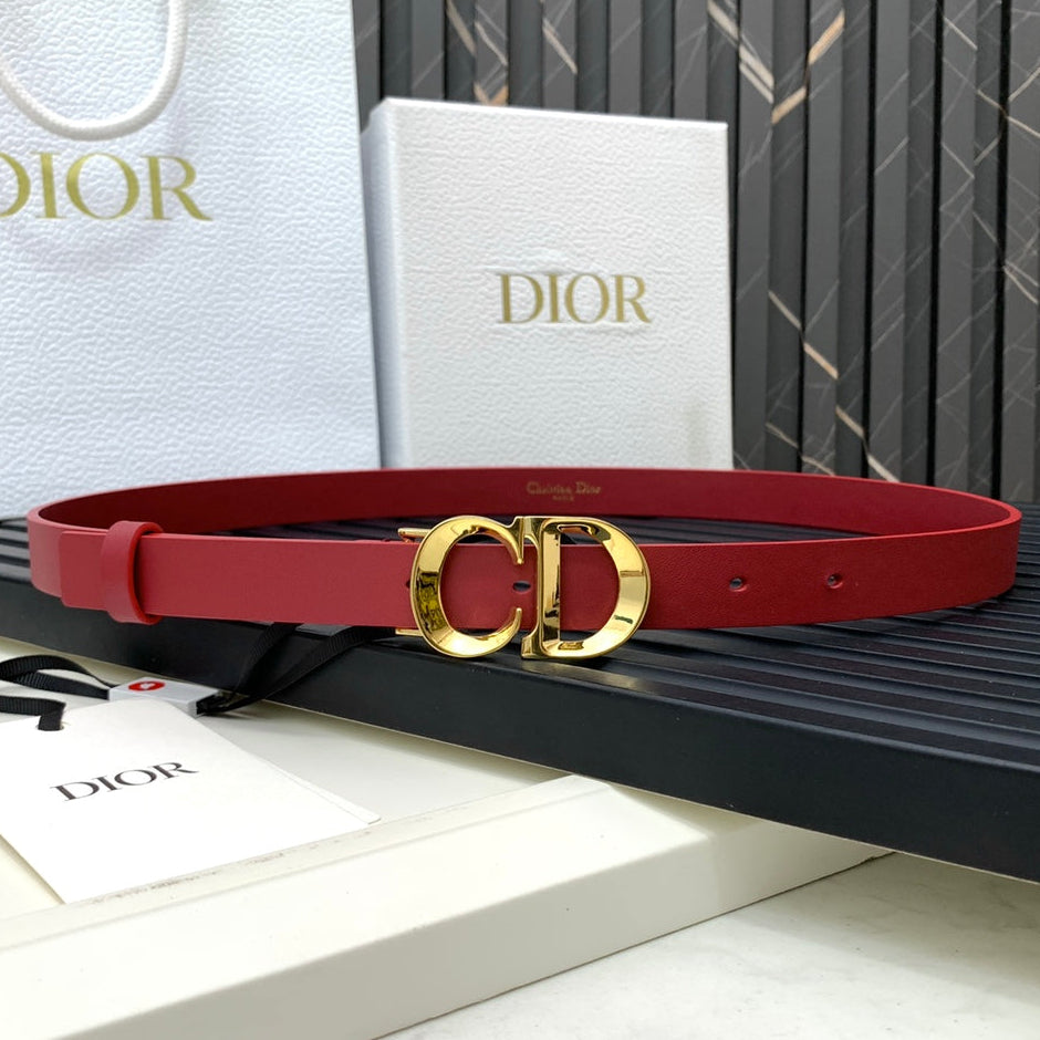 Dior 2026 Saddle Belt 25mm Calfskin
