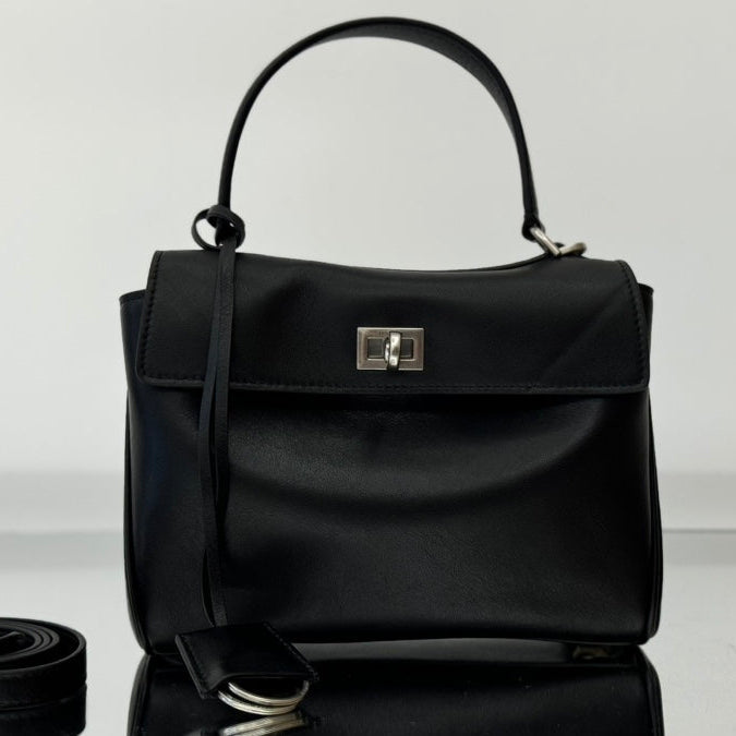 Balenciaga 2026 Rodeo Bag Silver Buckle Suede Leather