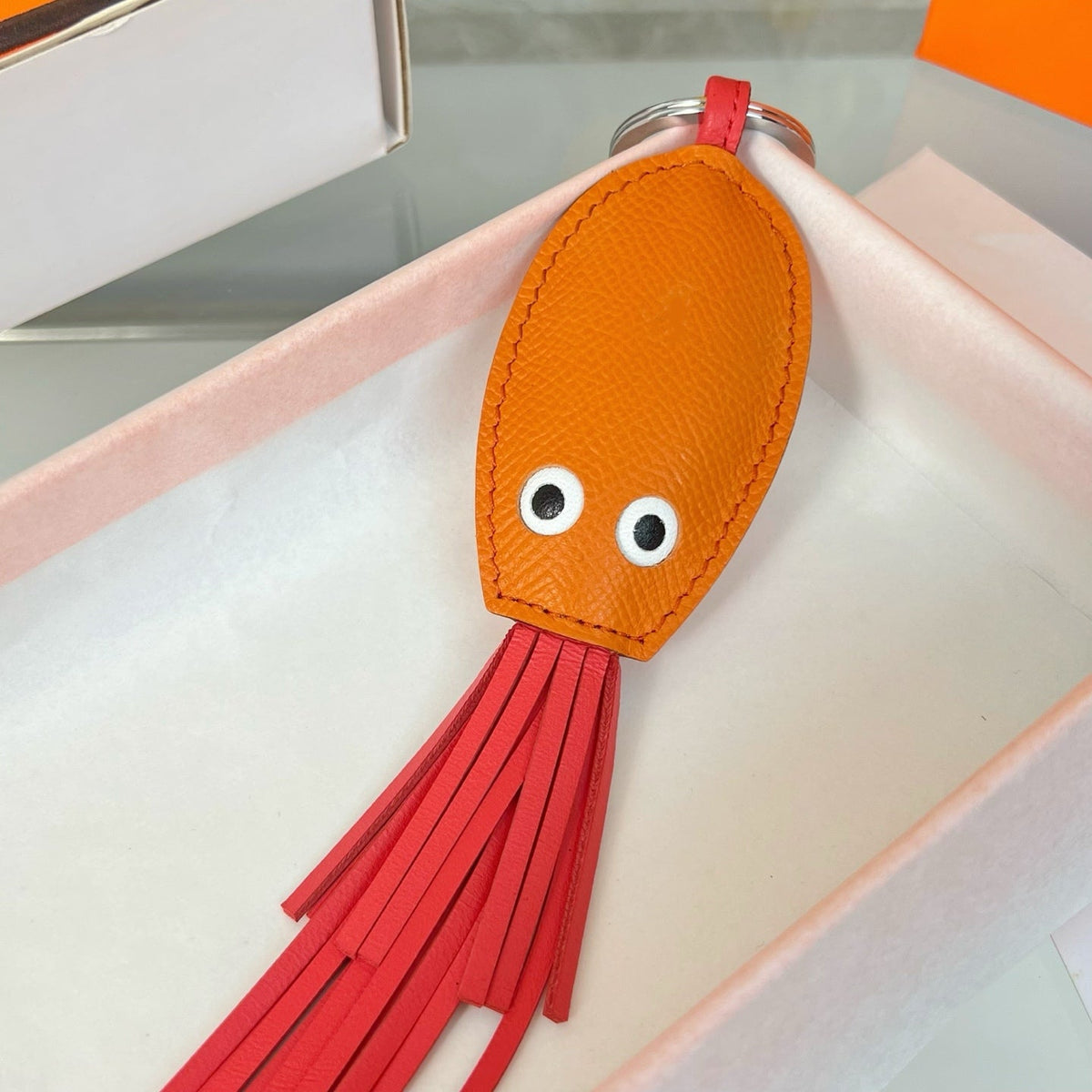 HM Octopus Charm Calfskin