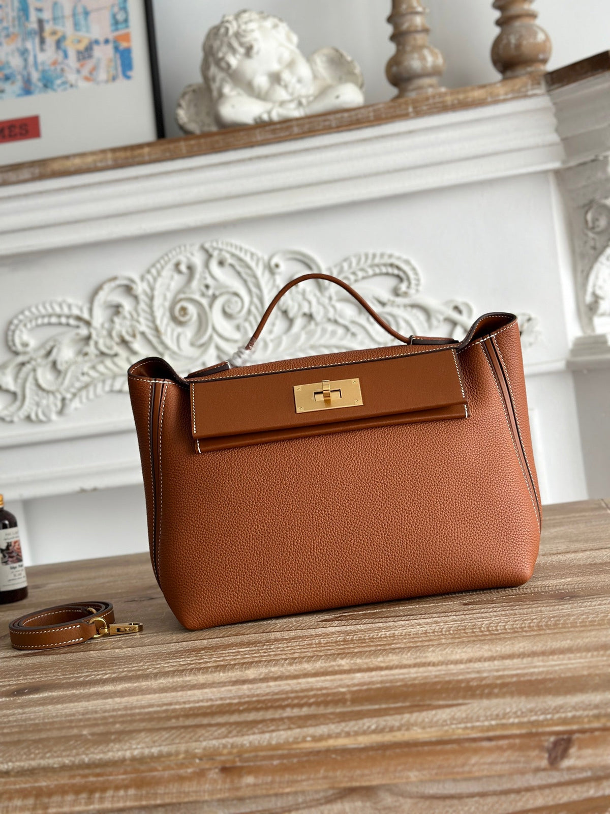 High-end Hermes 2026 24/24 Bag 29cm Togo Leather