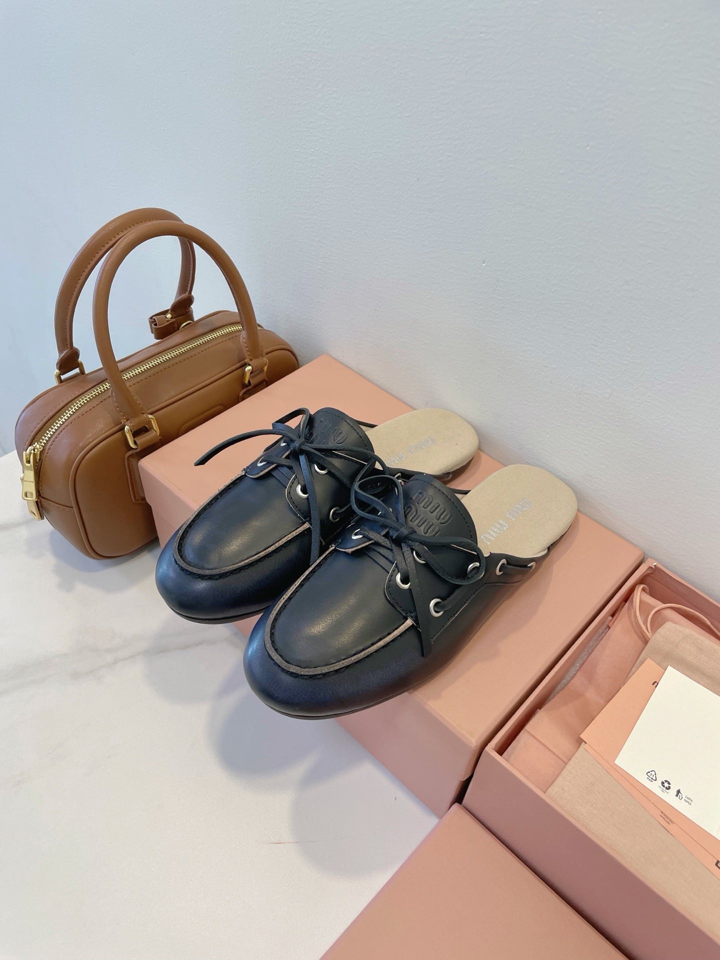 Miumiu 2026 Distressed Mule Suede Calfskin 941763