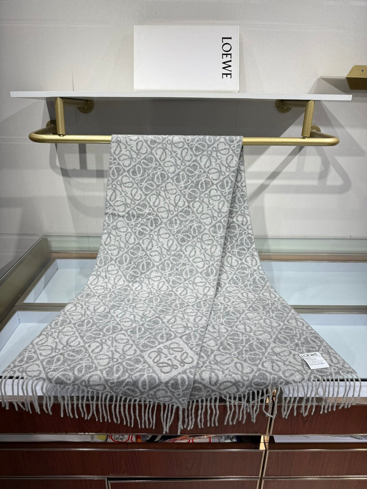 Loewe 2026 Anagram Scarf 180cm Wool And Cashmere 200658