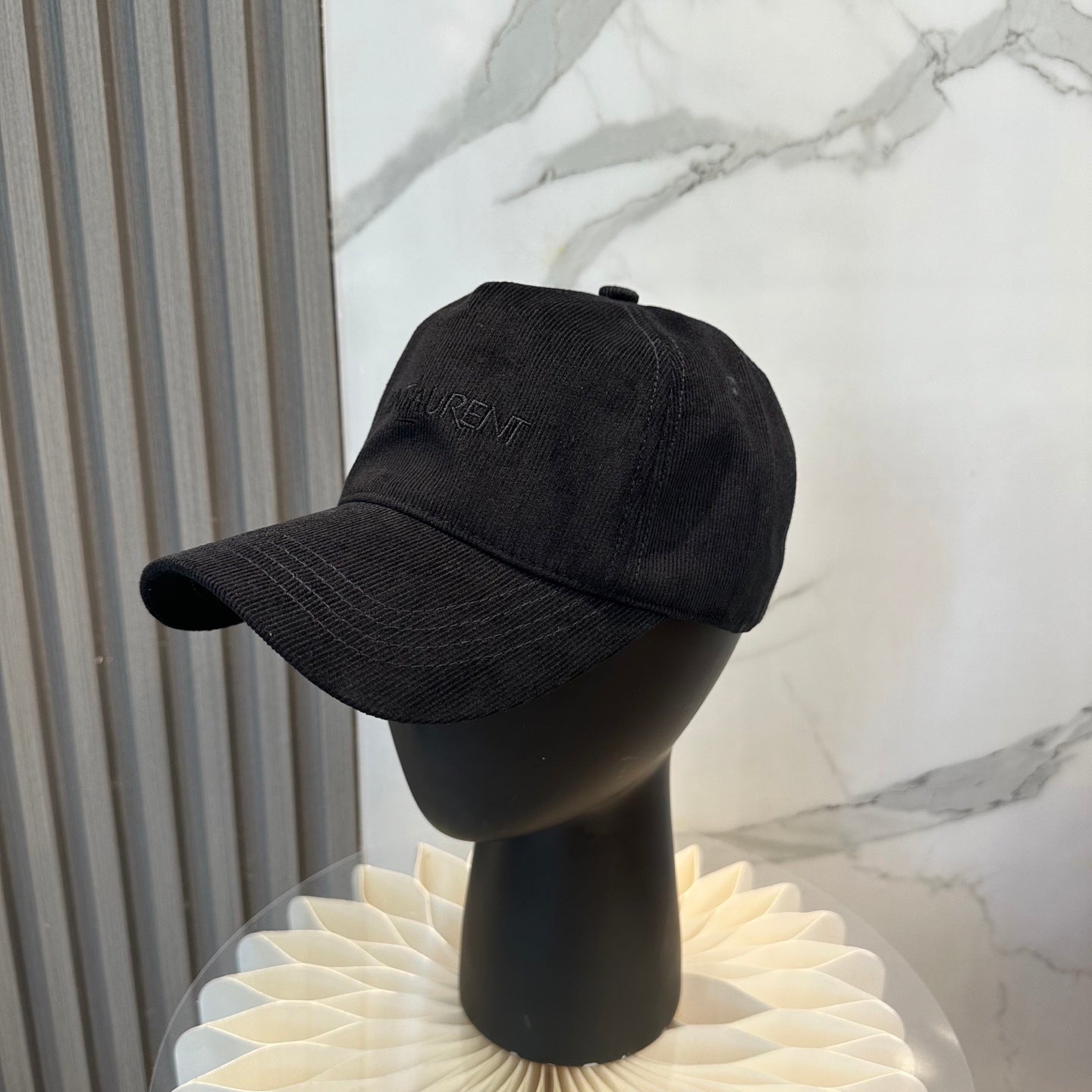 YSL Baseball Cap with Embroidered Letters 295318
