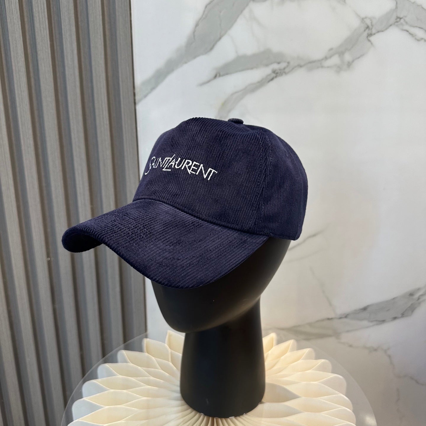 YSL Baseball Cap with Embroidered Letters 295318