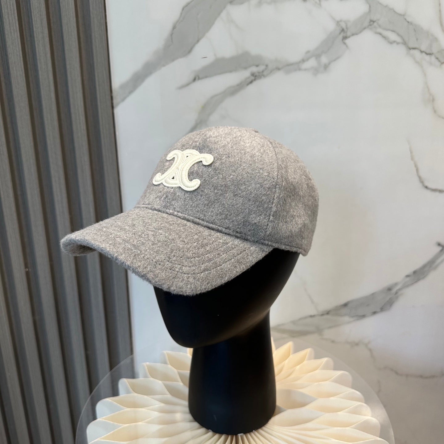 Celine Cashmere Baseball Cap 249987