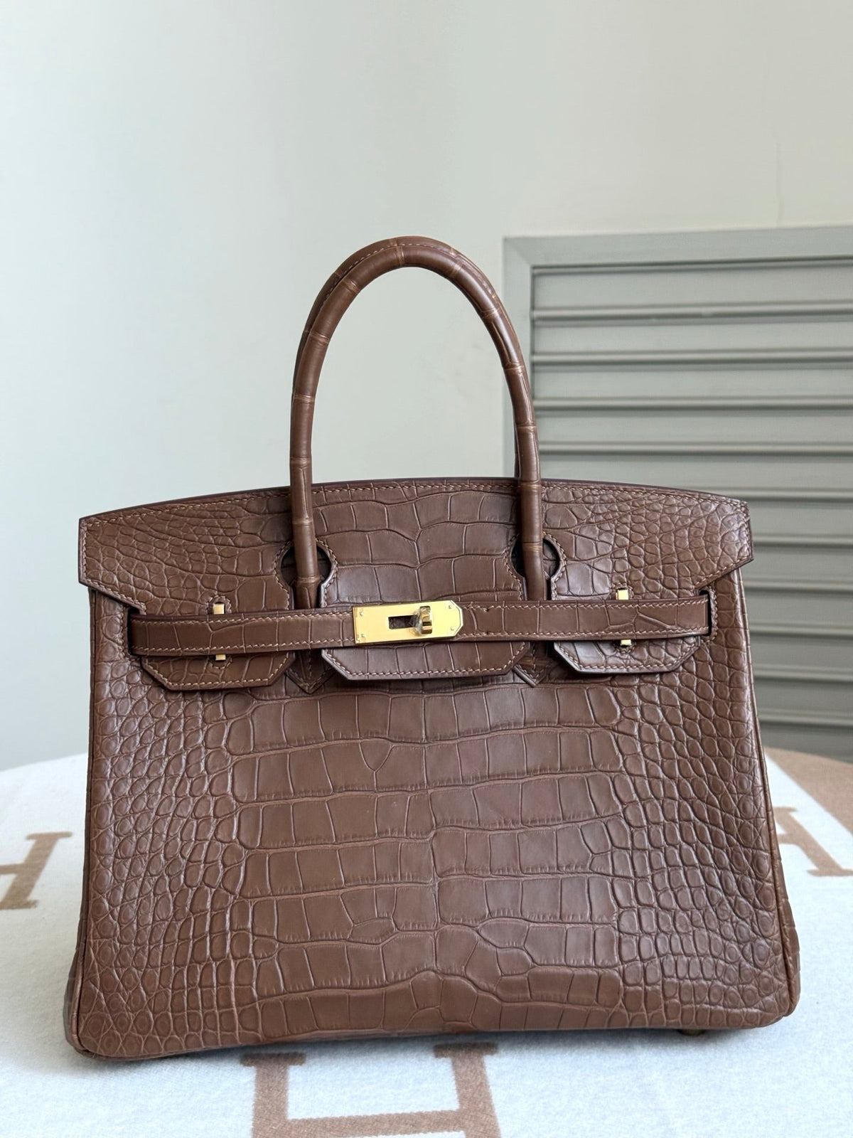 High-end Hermes 2026 Birkin Bag 30cm Crocodile Leather