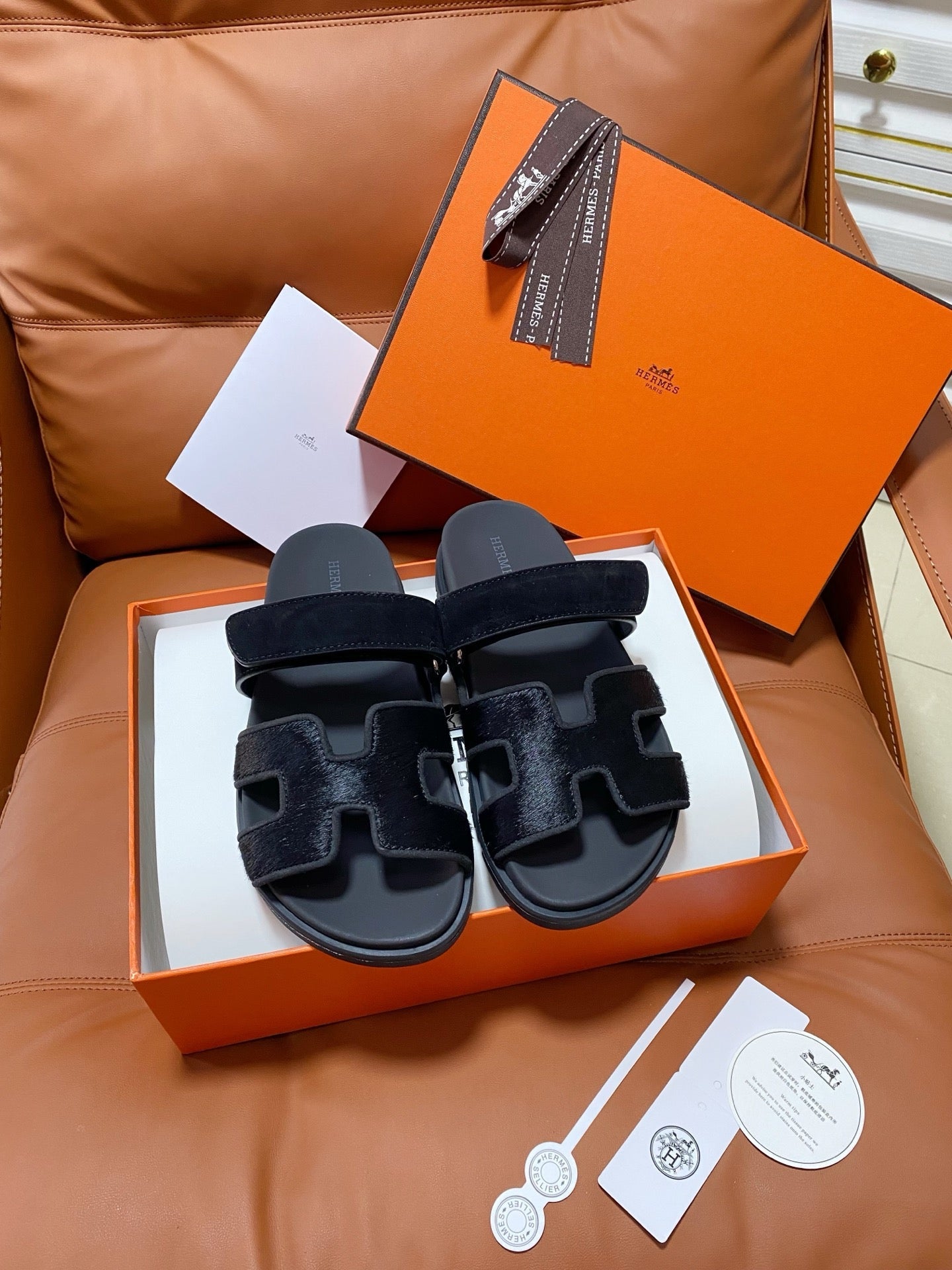 Hermes 2026 Chypre Sandal Ponyhair With Cowhide 928484