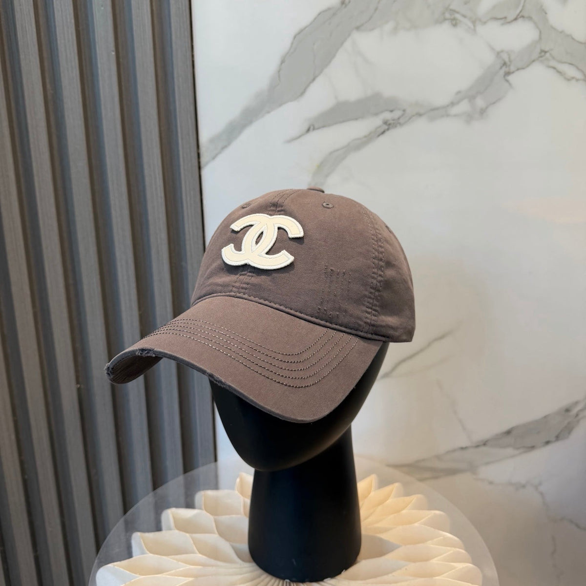 Chanel Logo Baseball Cap 448291