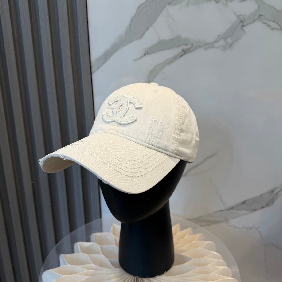 Chanel Logo Baseball Cap 448291