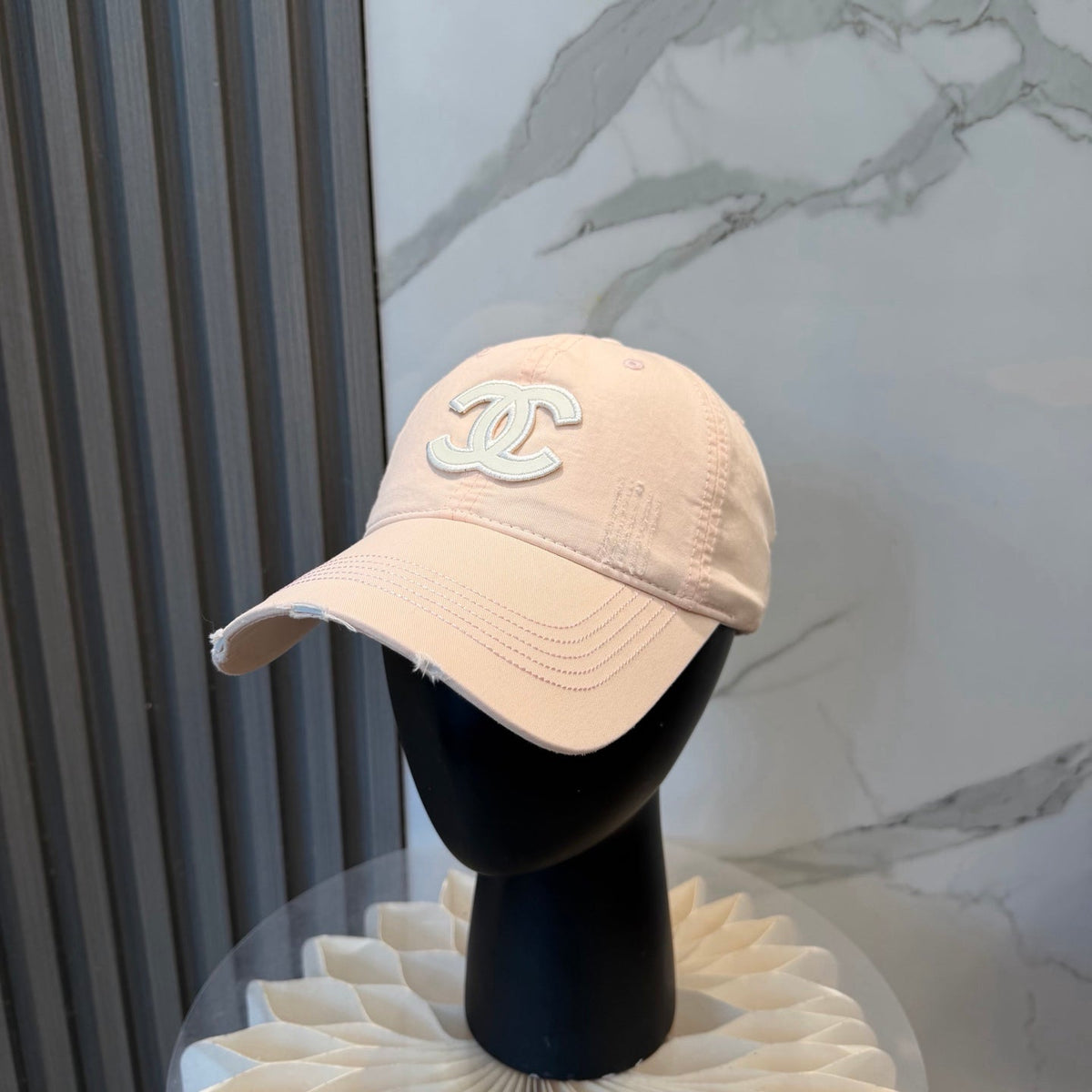 Chanel Logo Baseball Cap 448291