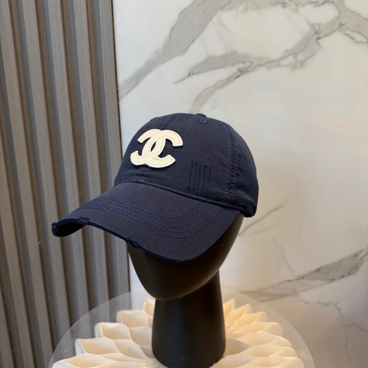 Chanel Logo Baseball Cap 448291