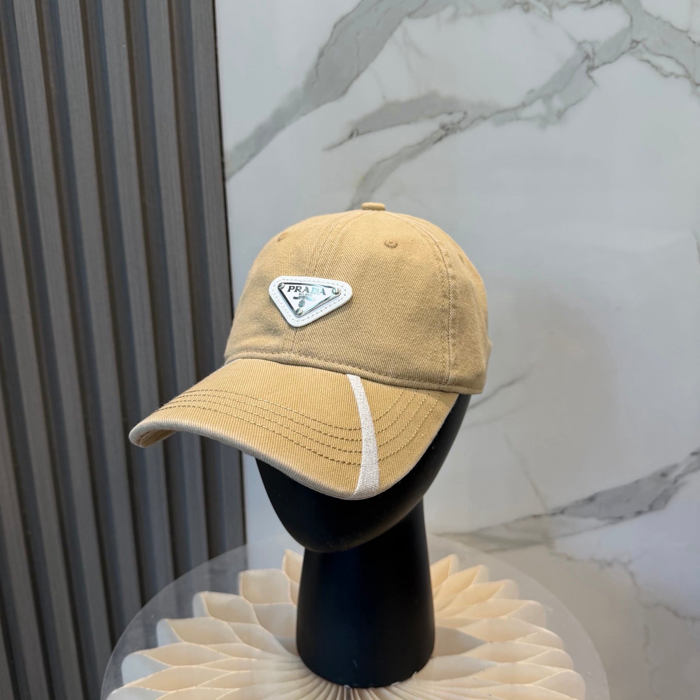 Prada Cotton Baseball Cap 413158