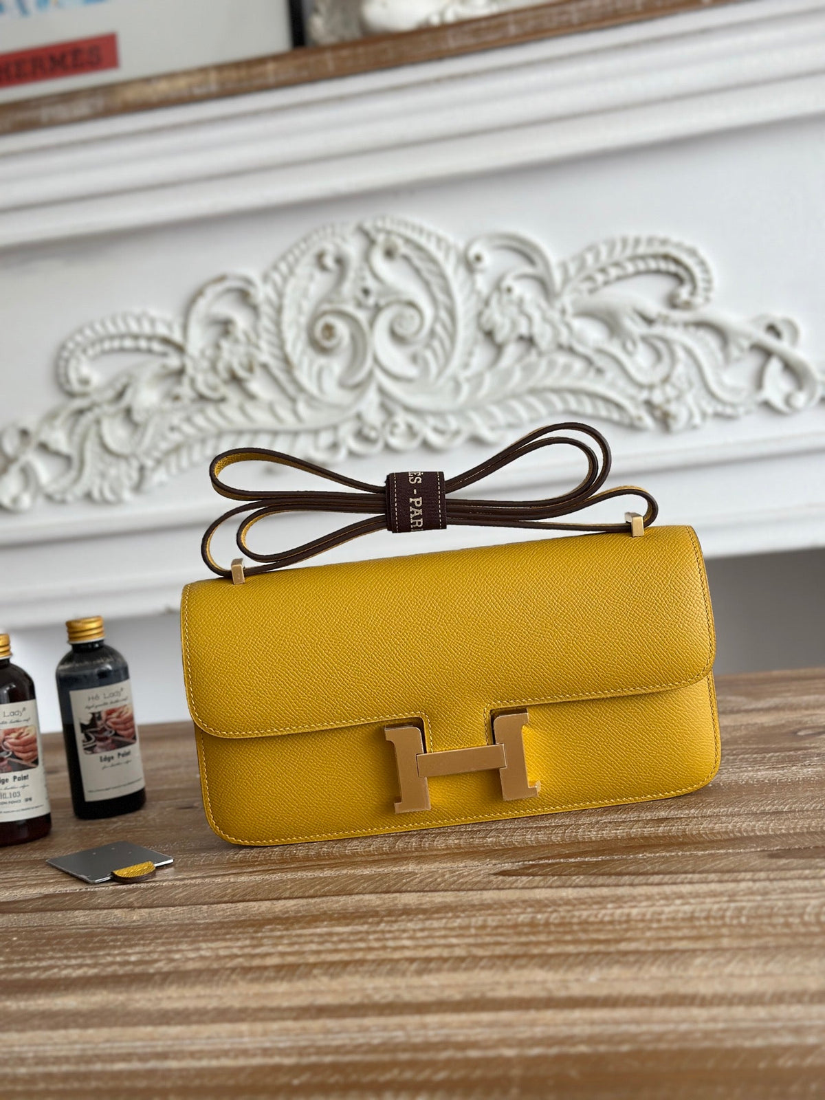 High-end Hermes 2026 Constance Elan 26cm Bag Epsom Leather 1