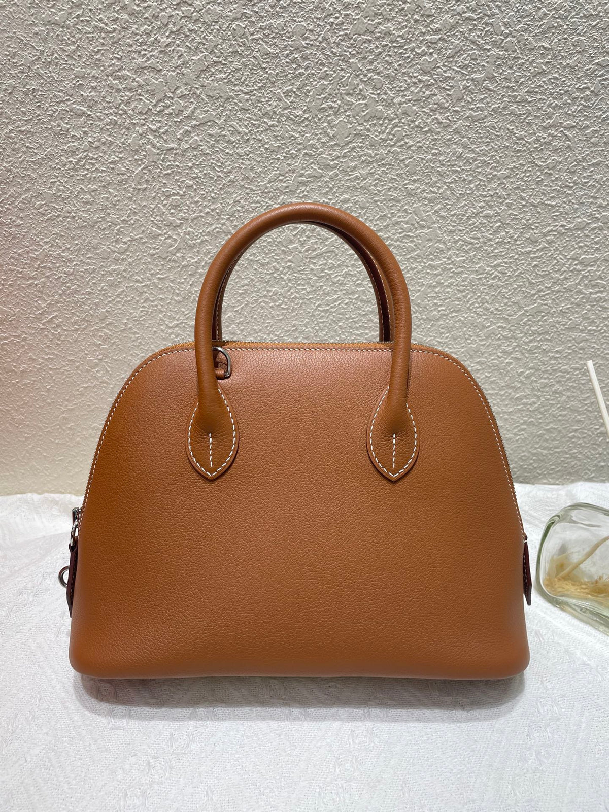 High-end Hermes 2026 Bolide Bag 25cm Evercolor Leather