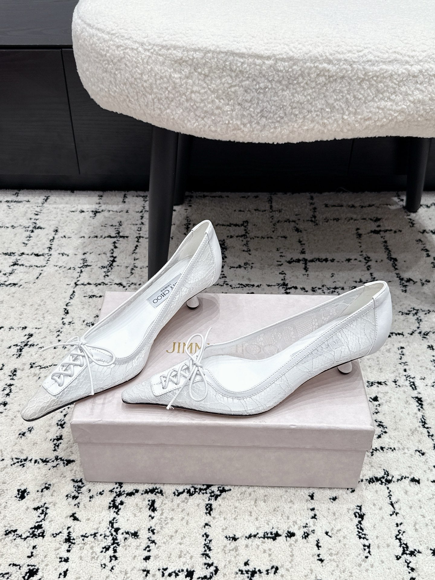 Jimmy Choo 2026 Scarlett Pumps 45mm Lace 908424