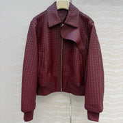 Bottega Veneta 2026 Intrecciato Jacket Leather 399858