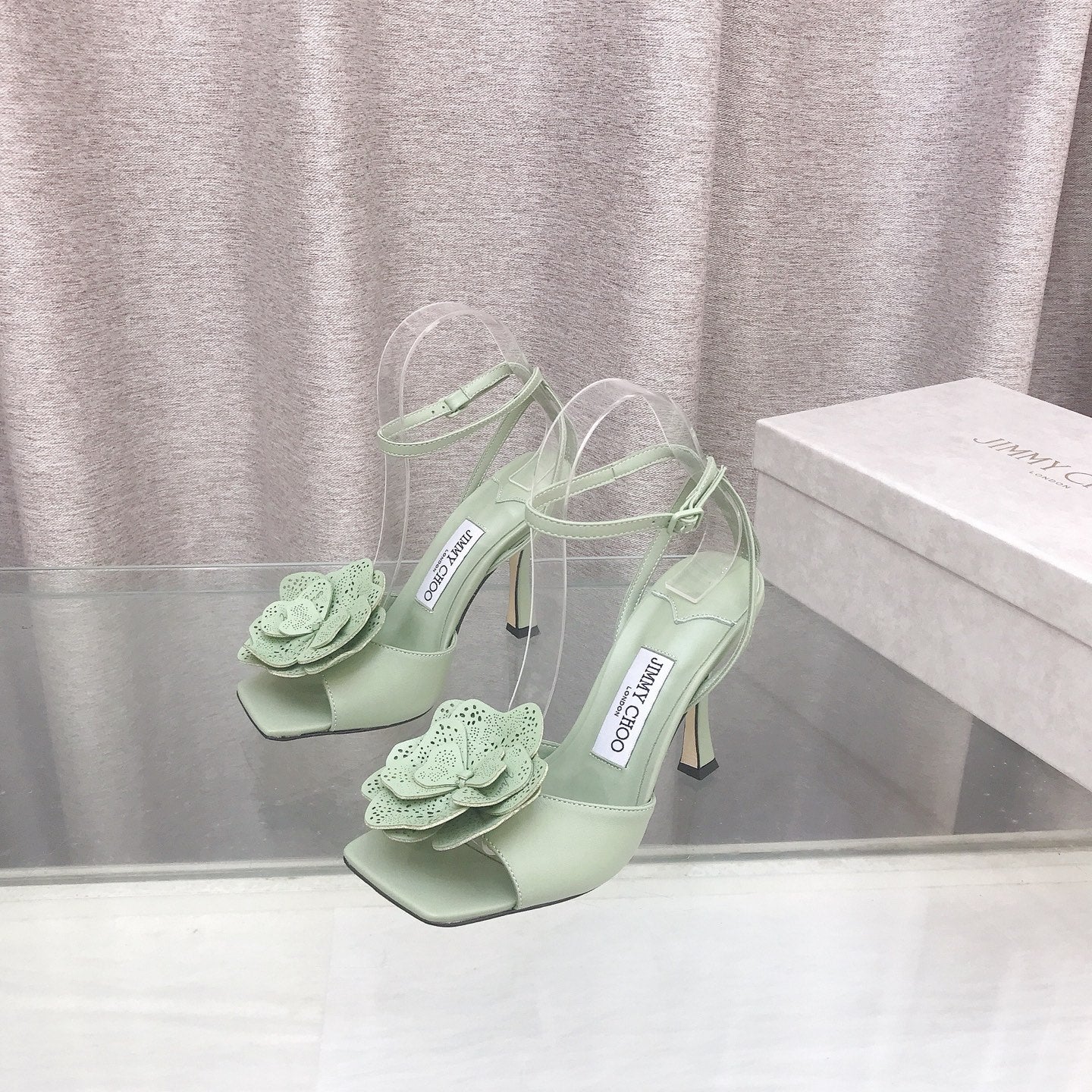Jimmy Choo 2026 Mimmi Sandals 85mm Sheepskin 910775