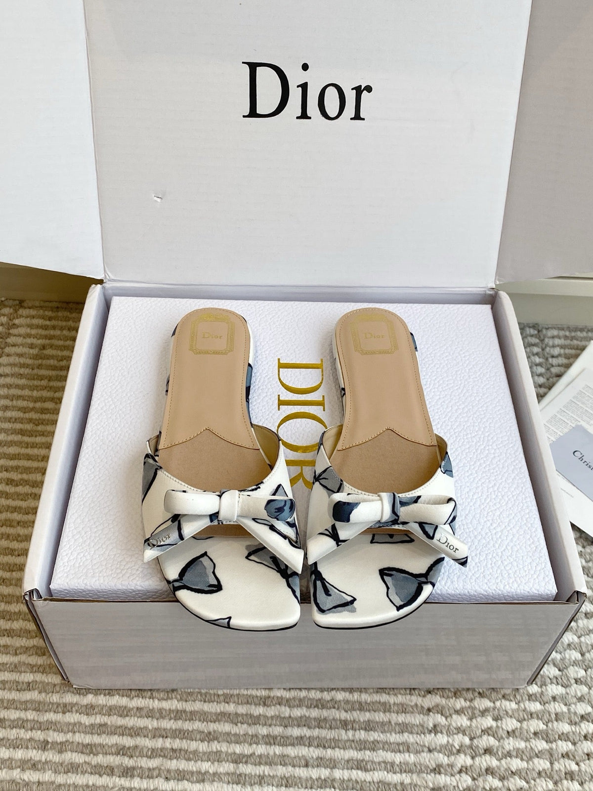 Dior 2026 Bow Sandal Fabric 909652