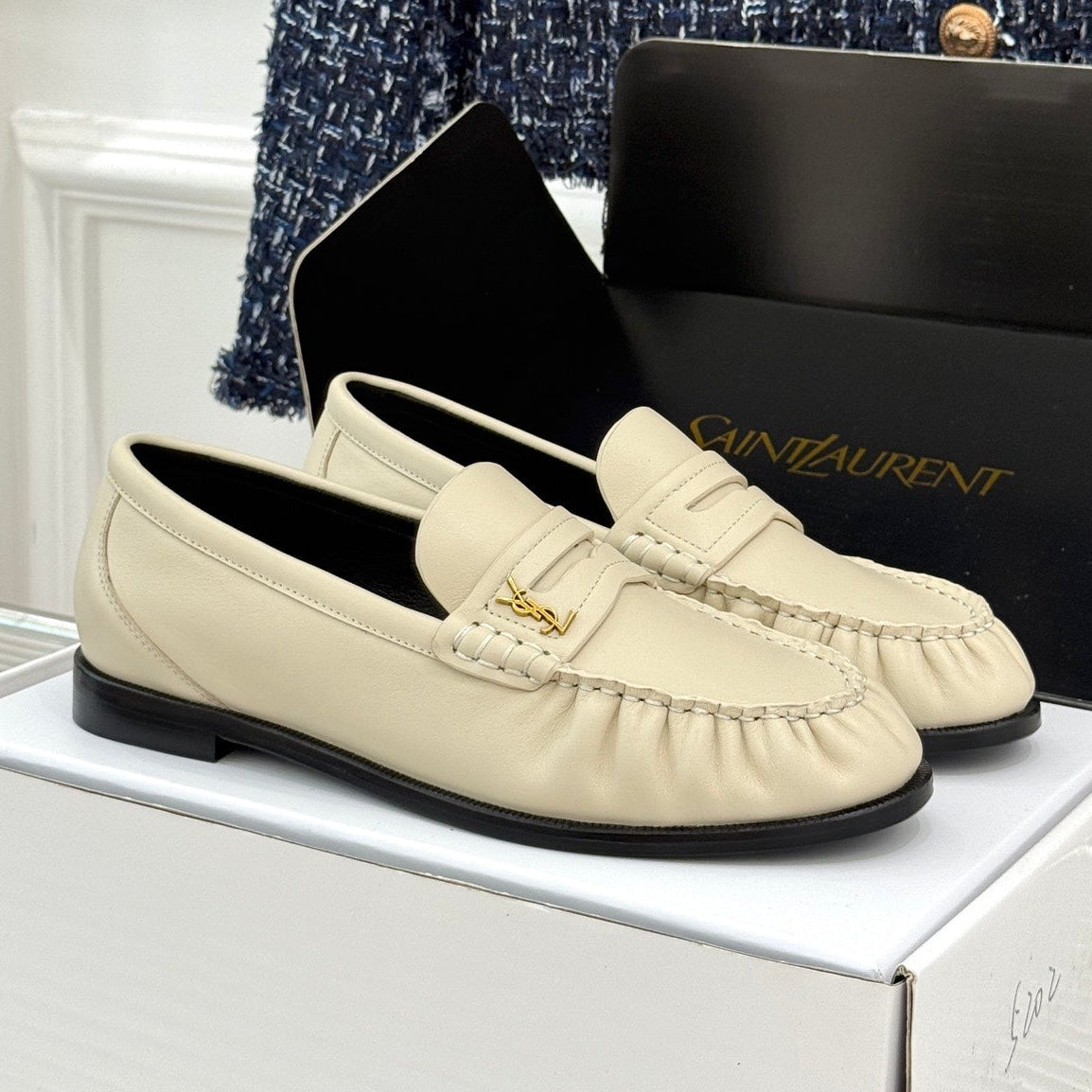 YSL 2026 Loafer Suede Leather