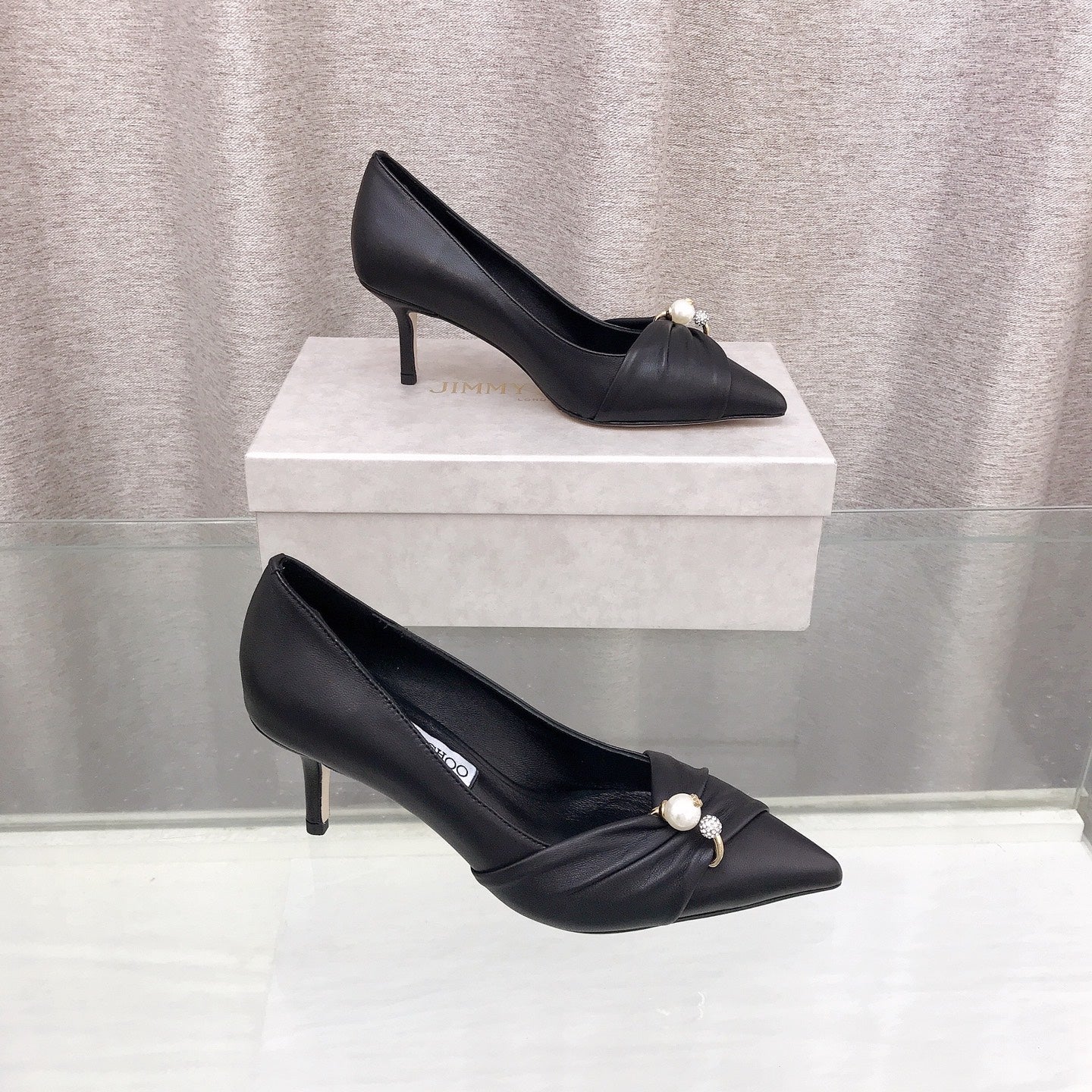 Jimmy Choo 2026 Rafi Shoe Mianyang Leather 956643