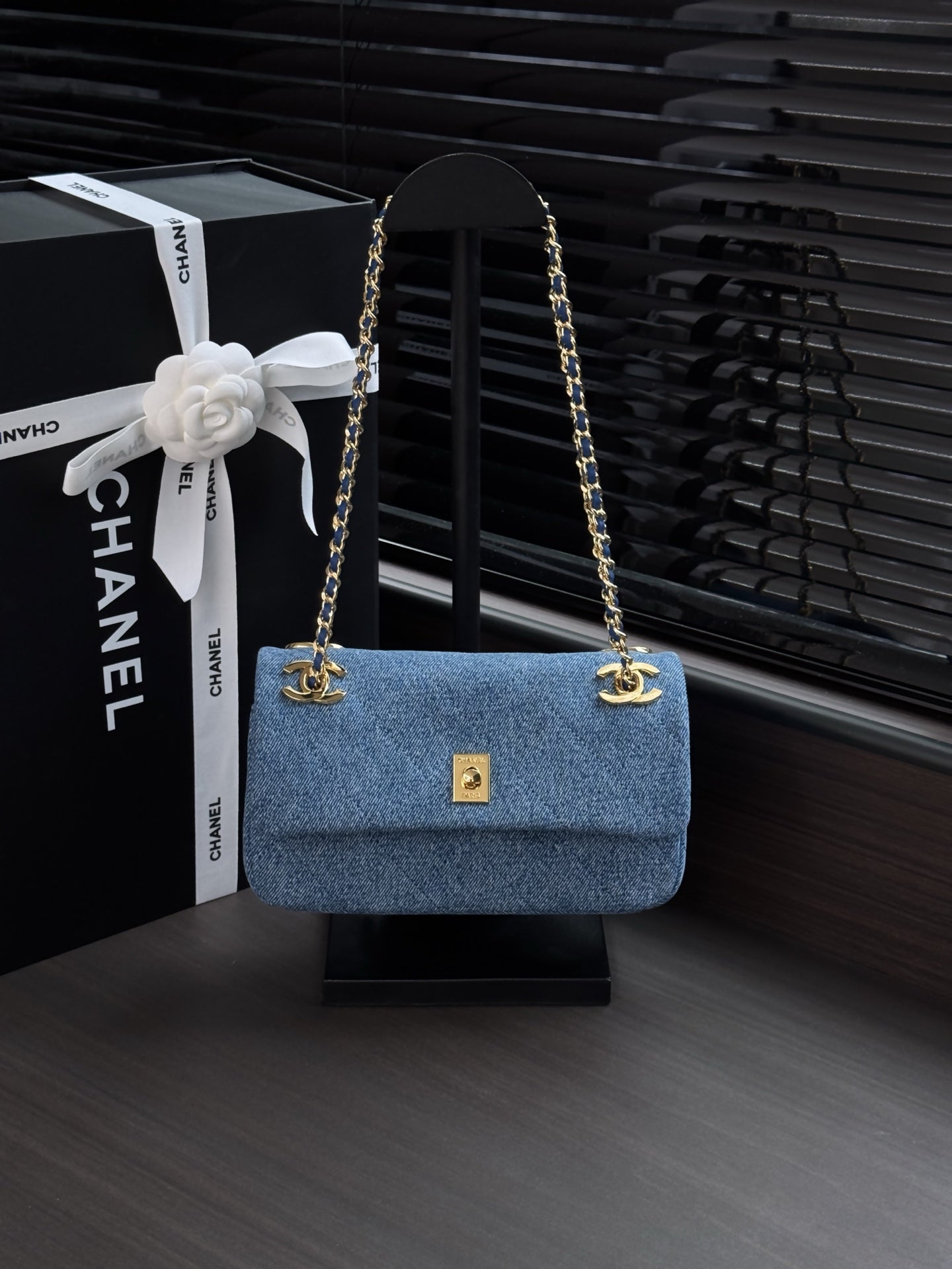 Chanel 2026 Flap Bag Suede And Denim Leather 143089