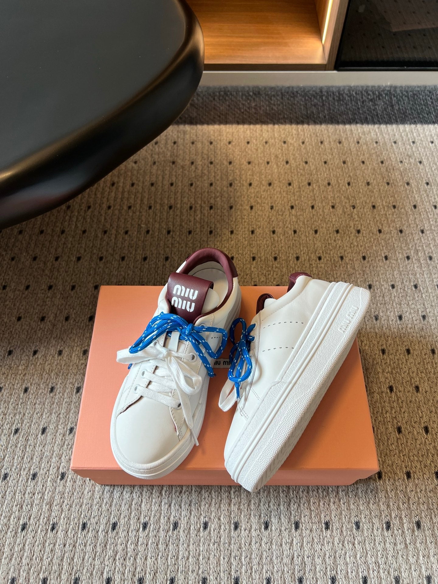 Miu Miu 2026 Low Top Sneakers Cowhide 956016