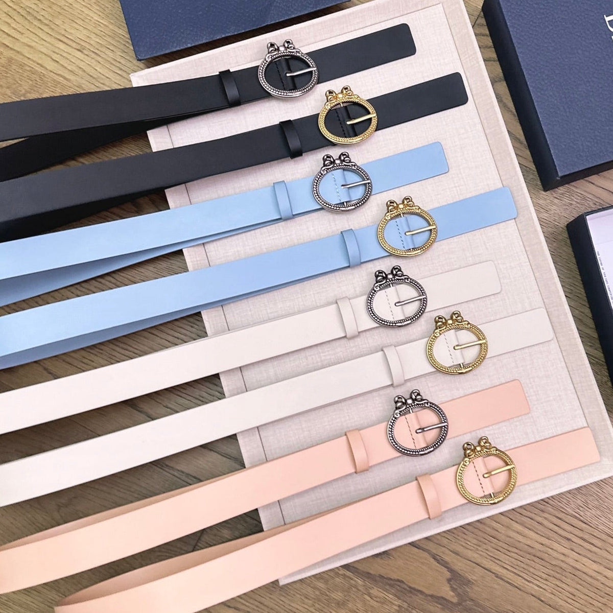 Dior 2026 Médaillon Belt 30mm Cowhide
