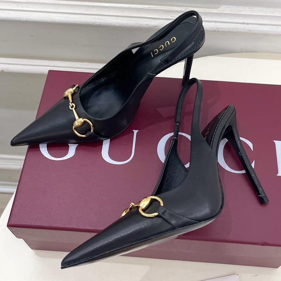 Gucci 2026 Donna Shoe 110mm Cowhide Canvas 946604
