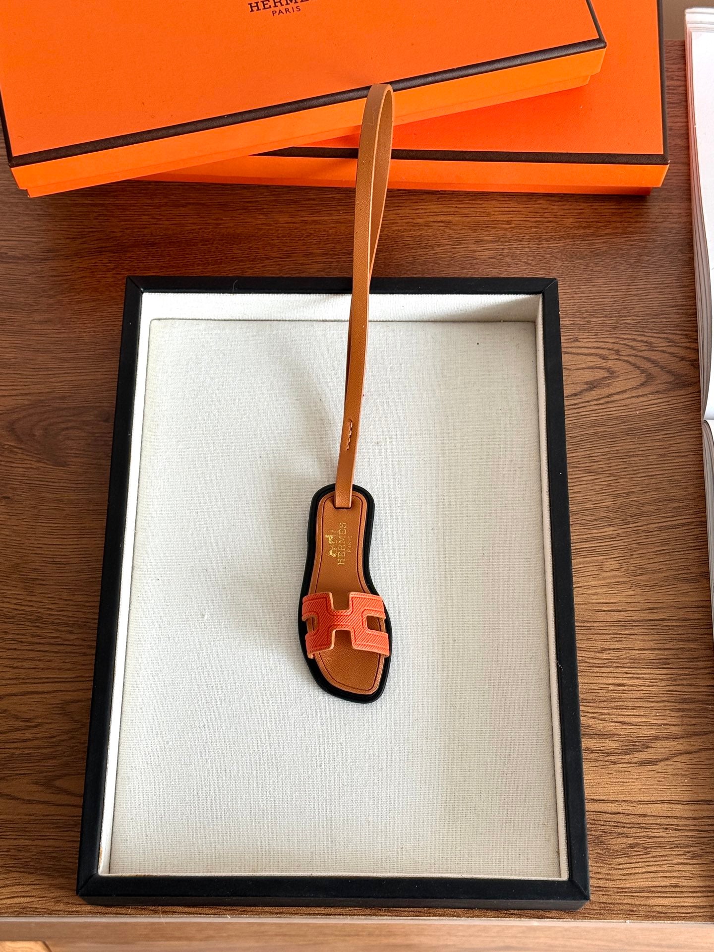 Hermes Oran Nano Charm Leather