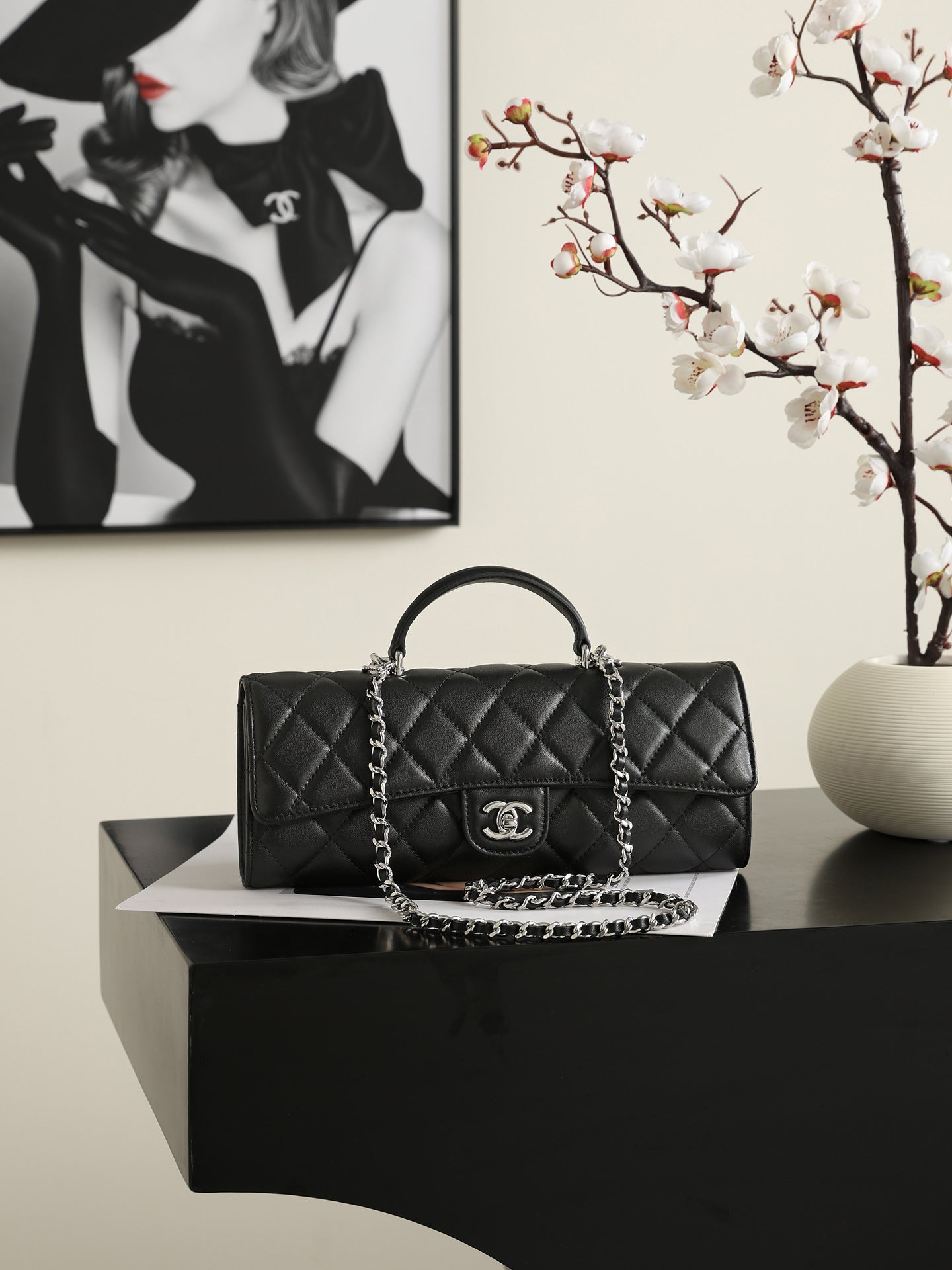 Chanel 2026 Classic Top Handle Bag 25cm Calfskin