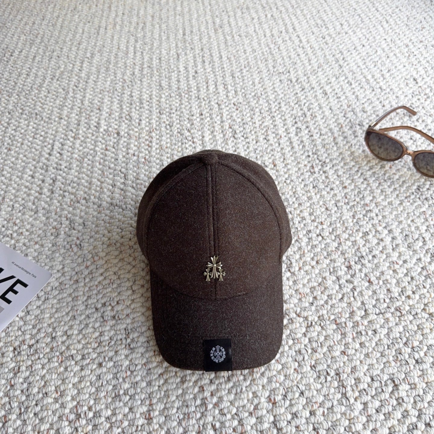 Chrome Hearts Wool Baseball Cap 413192