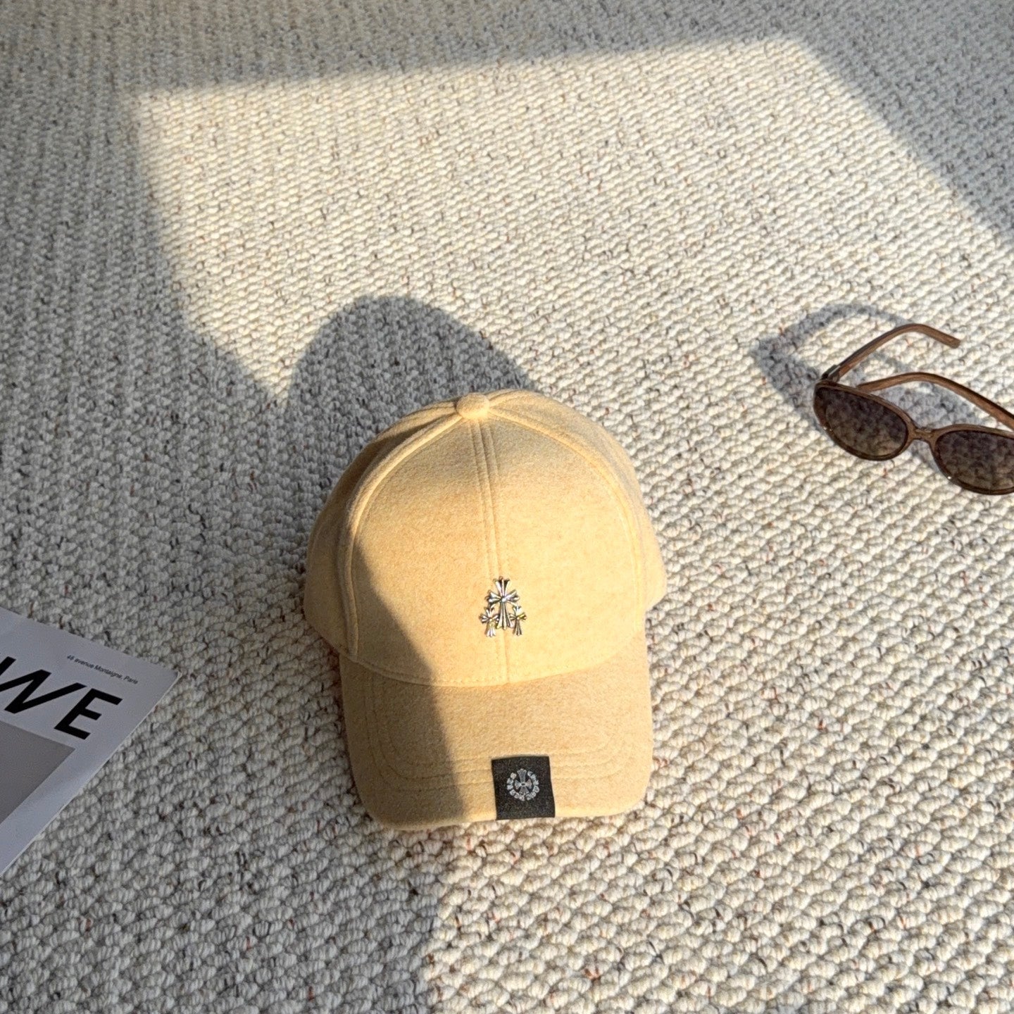 Chrome Hearts Wool Baseball Cap 413192