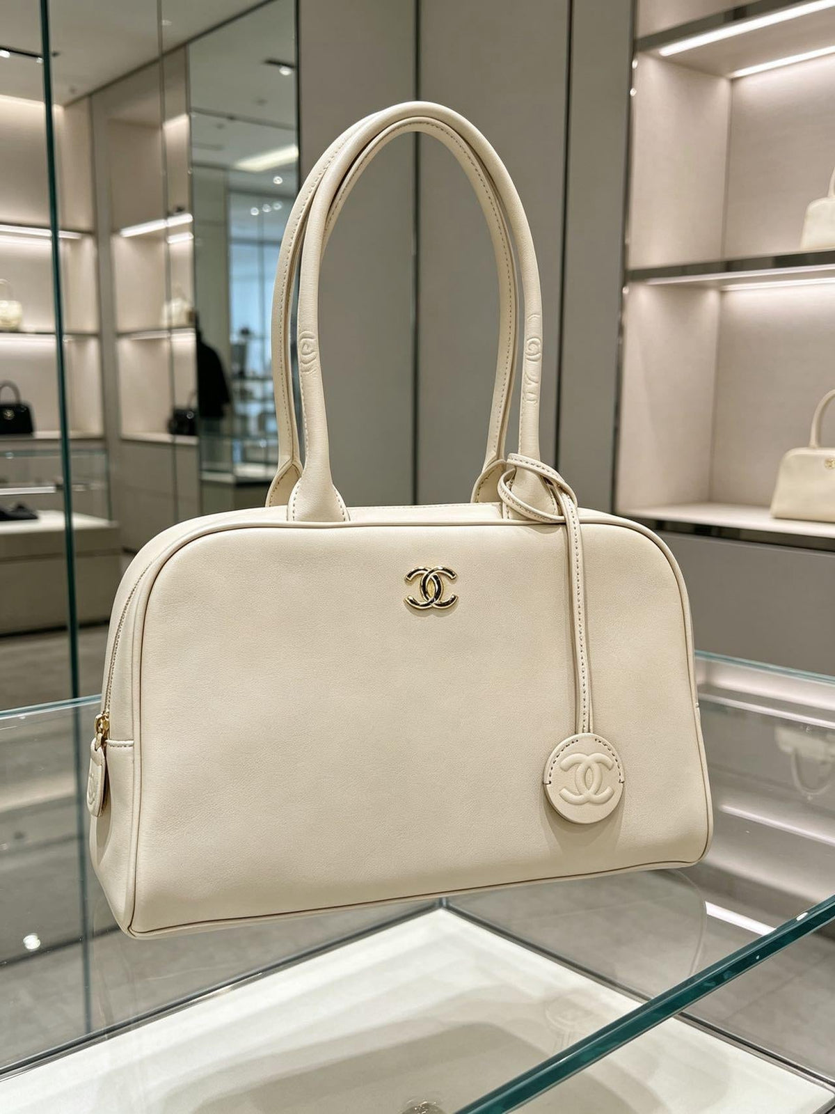 Chanel 2026  Bowling Bag 29cm Multicolors Calfskin