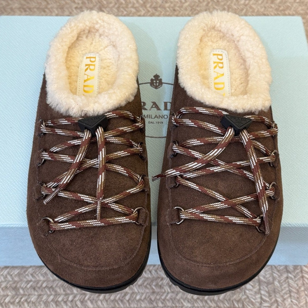 Prada 2026 Desert Laces Mule Suede 151229