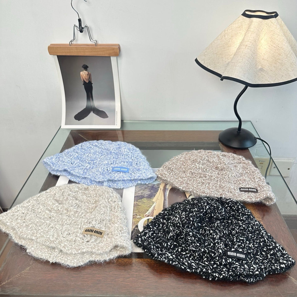 Miumiu Knitted Beanie Hat 497139