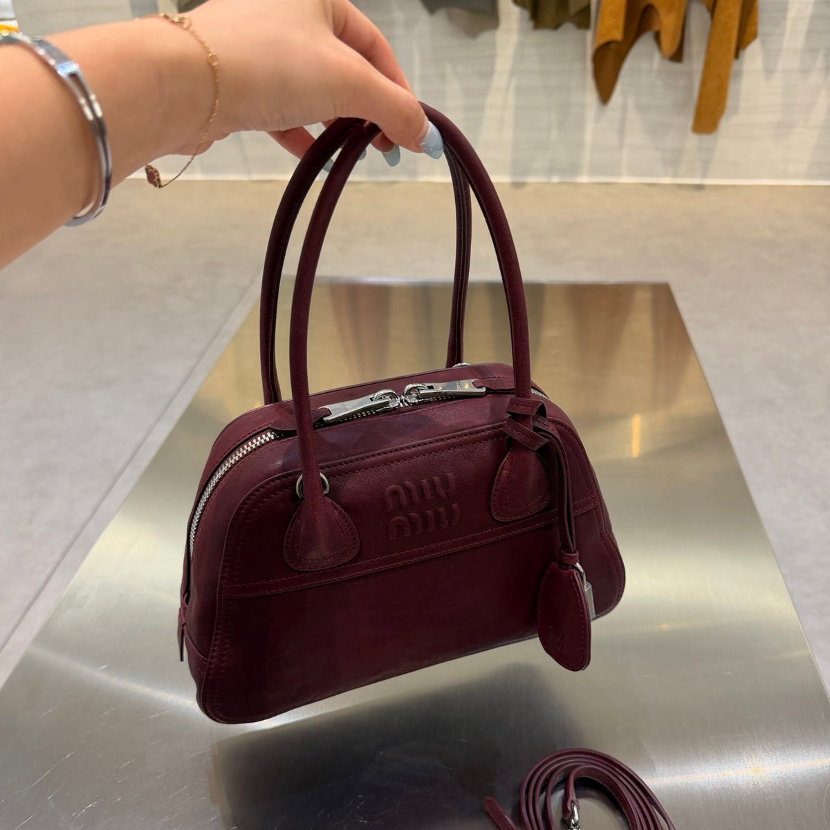 MiuMiu 2026 Vivant Bag Nappa Leather